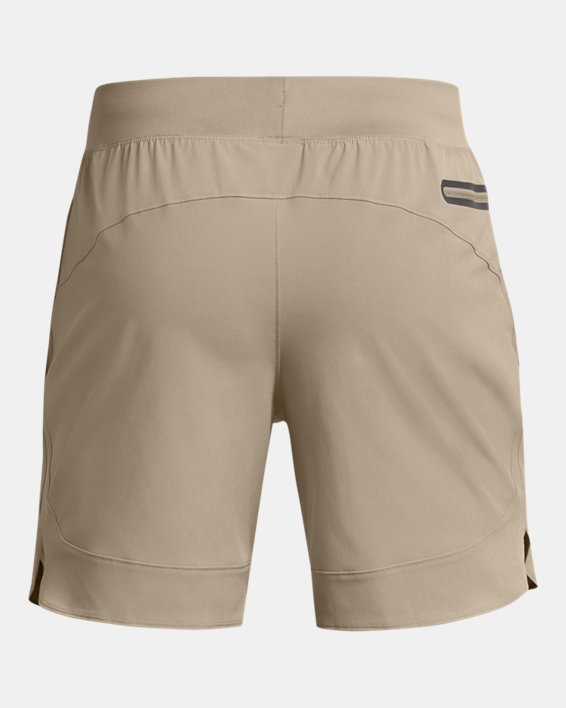 Men's Project Rock Unstoppable Shorts in Brown image number 6